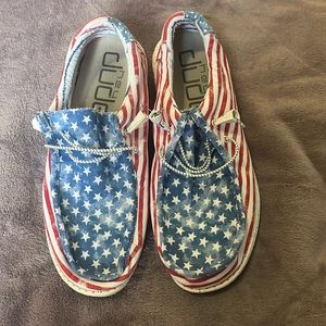 American flag hey dudes